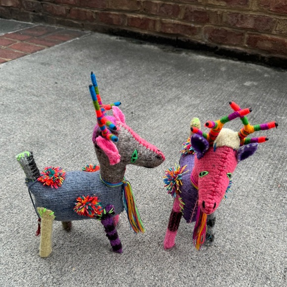 Folk Art Reindeer set - Picture 8 of 9